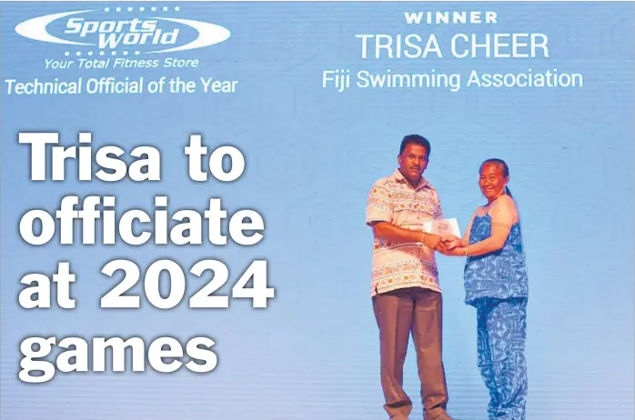  ?? Picture: SUPPLIED ?? Trisa Cheer, right, will officiate at the 2024 Paris Olympics.