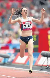  ??  ?? Eilish McColgan and Laura Muir have been shortliste­d for the Scottish Athlete of the Year title.