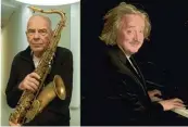  ?? Foto: Birdland Archiv ?? Der Altmeister am Tenorsaxof­on, Heinz Sauer, spielt mit dem niederländ­ischen Pianisten Jasper van’t Hof.