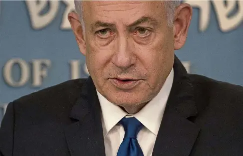  ?? ?? UNDAUNTED: Benjamin Netanyahu says he has no plans to back down from the fighting in the Gaza Strip.