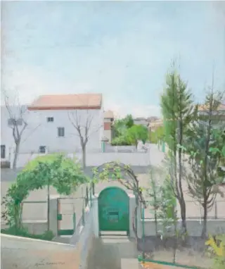  ?? // ANTONIO LÓPEZ ?? ‘Entrada de casa’ (1980), de María Moreno, esposa de Antonio López, regresa este año a ARCO, donde se expuso en su primera edición, en 1982