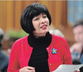  ?? PATRICK DOYLE THE CANADIAN PRESS ?? Minister of Health Ginette Petitpas Taylor says that in order to be consistent with other controlled substances such as beer and wine, Cannabis should be allowed to be grown at home.