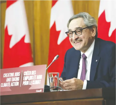  ?? Davi d Kawai / Bloomb erg files ?? Former CEO of the Caisse de dépôt et placement du Québec and BCE Michael Sabia will be facing a busy year after being appointed deputy minister of finance in Ottawa. He left his first stint with the federal government in 1993.