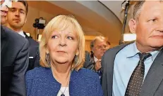  ?? FOTO: DPA ?? Auf dem Weg zum Rücktritt: Hannelore Kraft wirkte gefasst.