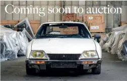  ??  ?? Tidy-looking 1980 CX Pallas is one of the classics being sold by Citroën Heritage