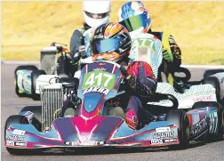  ??  ?? JUNIORS. Four drivers will represent South Africa in the school age classes of this year’s Rotax Max World Finals.