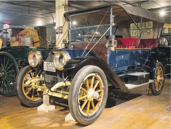  ?? CLAYTON SEAMS/DRIVING.CA ?? This 1912 McLaughlin Buick is one of the rare Canadian-made cars at Ontario’s Canadian Automotive Museum.