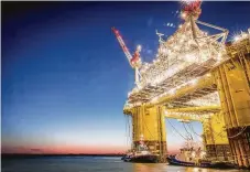  ?? Shell Oil ?? Shell’s largest floating platform in the Gulf of Mexico, the Appomattox, is 80 miles off the southeaste­rn coast of Louisiana.