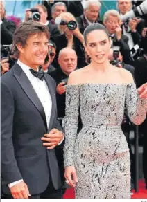  ?? EFE ?? Tom Cruise posa para los medios junto a Jennifer Connelly.