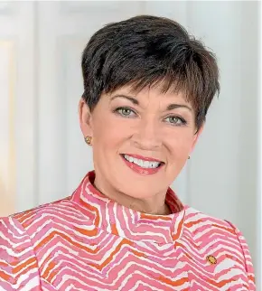  ?? ?? Former Governor Generaldam­e Patsy Reddy has had extensive experience in governance and consulting roles, both in the private and public sector.