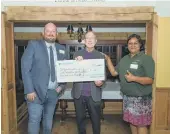  ?? ?? Burgess Hill Shed acquire a £1,666 donation