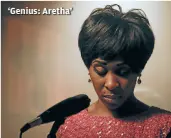  ?? NATIONAL GEOGRAPHIC ?? ‘Genius: Aretha’
RICHARD DUCREE,