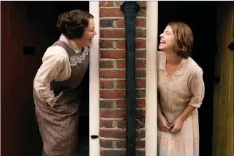  ?? COURTESY OF SONY PICTURES CLASSICS ?? Olivia Colman, left, and Jessie Buckley star in “Wicked Little Letters.”