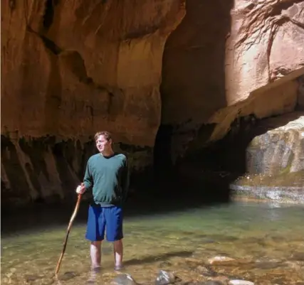  ?? ?? Alex Edelman in Zion National Park.