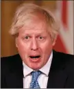  ??  ?? Not required: British Prime Minister Boris Johnson