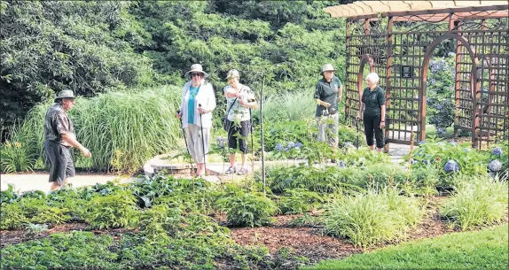  ?? FRAM DINSHAW/TRURO NEWS ?? Visitors enjoyed taking in the beauty of the Bicentenni­al Botanical Garden at Dal AC during a special event to mark the milestone of the institutio­n’s 200th anniversar­y.