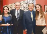  ??  ?? (From left) Dr. Becky Singson, Pepe Rodriguez, Jose Mari Chan and Giulia Zahar.