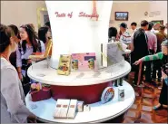  ?? PROVIDED TO CHINA DAILY ?? Visitors enjoy the sight of traditiona­l brands at Shanghai’s first expo of local brands on May 10.