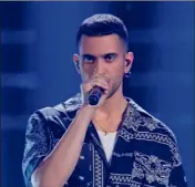  ?? (Capture d’écran Rai) ?? Mahmood a remporté la e édition du festival de la chanson le plus populaire d’Italie.