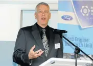  ??  ?? DRIVER’S SEAT: Ford SA CEO Jeffrey Nemeth