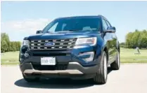  ??  ?? The Ford Explorer Limited 2017 has morphed into a sophistica­ted vehicle.