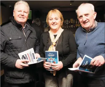  ??  ?? Patrick and Hilda Doody and Gerard Dillon attending the Pre-Cheltenham night in Christy’s in aid of the Kerry Parents’ and Friends’ Associatio­n last week.