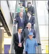  ??  ?? OFFICIAL: The Queen opens The Queen's Terminal, Heathrow in 2014