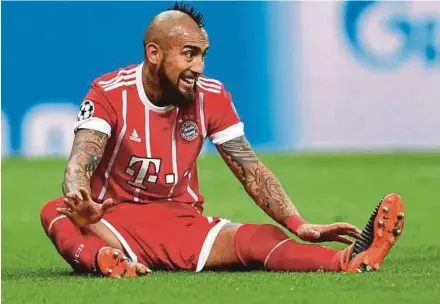  ??  ?? Barcelona announced on Friday that they had reached an agreement with Bayern Munich to sign Chile midfielder Arturo Vidal. AFP PIC