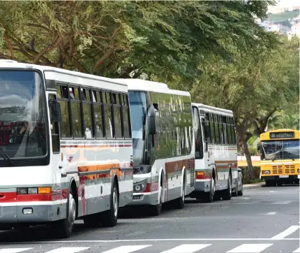  ??  ?? Carreiras urbanas transporta­ram 5,5 milhões de passageiro­s entre janeiro e junho de 2021.