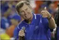  ?? JOHN RAOUX — THE ASSOCIATED PRESS FILE ?? Class of 2017Colleg­e Football Hall of Fame inductee Steve Spurrier built Florida into an SEC powerhouse from 1990-2001, winning six conference titles and the school’s first national championsh­ip in 1996.