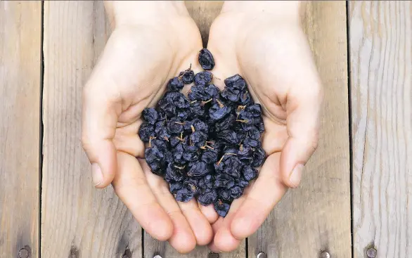  ?? PHOTOS: GETTY IMAGES/ISTOCK PHOTO ?? The raisin exercise, which involves a concerted effort to appreciate texture and flavour, is a simple yet surprising­ly powerful example of mindful eating.