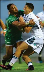  ??  ?? RETURN: Bundee Aki wasn’t able to make the difference for Connacht last night