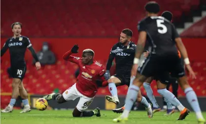  ?? Photograph: Getty Images ?? Paul Pogba wins Manchester United’s latest Premier League penalty against Aston Villa on New Year’s Day. Bruno Fernandes scored it to give United a 2-1 win.