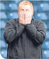  ??  ?? Hibs manager Neil Lennon yesterday