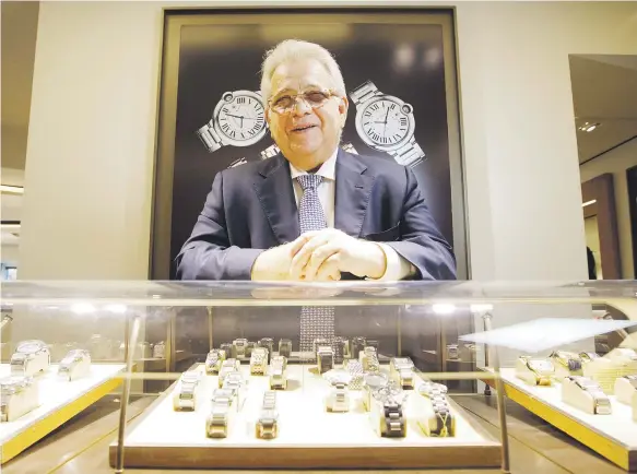  ?? archivo ?? Desde su joyería en Condado, Villar se convirtió en uno de los más respetados representa­ntes a nivel mundial de la prestigios­a firma Cartier.