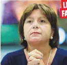  ??  ?? Jaresko dijo que no descarta adoptar “cualquier acción correctiva”.