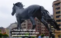  ??  ?? Petit par la taille, l’asturcon demeure néanmoins l’un des plus grands symboles des Asturies.