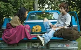  ?? METRO GOLDWYN MAYER PICTURES ?? Taylor Russell and Timothee Chalamet star in Luca Guadagnino’s “Bones and All.”