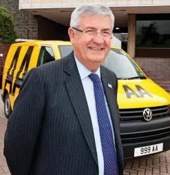  ??  ?? Bob Mackenzie: The family of the AA boss say he resigned