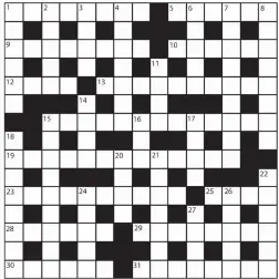  ??  ?? PRIZES of £20 will be awarded to the senders of the first three correct solutions checked. Solutions to: Daily Mail Prize Crossword No. 15,756, PO BOX 3451, Norwich, NR7 7NR. Entries may be submitted by second-class post. Envelopes must be postmarked...