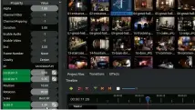  ??  ?? The Properties pane opens up a world of advanced tweaks and settings for fine-tuning and improving your movies.