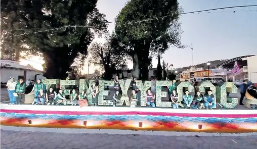  ?? /FOTOS CORTESÍA: SECRETARÍA DE CULTURA ?? En la Trinidad
Tenexyecac se llevó a cabo la clausura de los Convites Culturales del estado