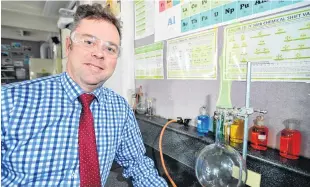  ??  ?? Got the green light . . . Otago Girls’ High School head of science Ian Phillips has been awarded a fellowship to undertake profession­al developmen­t in Europe next year.