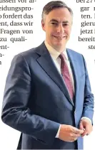  ?? FOTO: GREGOR MAYNTZ ?? Der Vorsitzend­e des Auswärtige­n Ausschusse­s im Eu-parlament, David Mcallister (CDU).