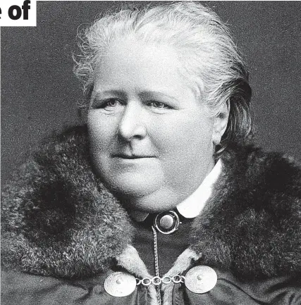  ?? ?? Votes for women and ending vivisectio­n were among the many causes championed by Frances Power Cobbe