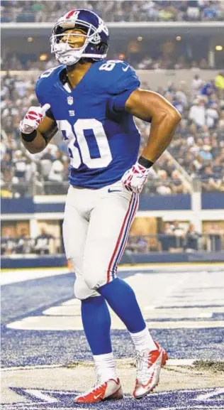  ?? GETTY ?? Victor Cruz would like to make it official and have his last dance with Giants.