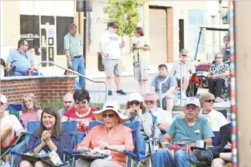  ?? Cedartown’s Fourth Friday Concert Series saw a good turnout for May, but organizers are hoping for more in June. ??