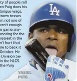  ??  ?? YASIEL PUIG