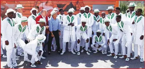  ??  ?? The Super Eagles of Nigeria to the 2018 World Cup in Russia