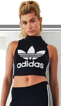  ?? ?? Face of JD Sports: Model Hailey Bieber